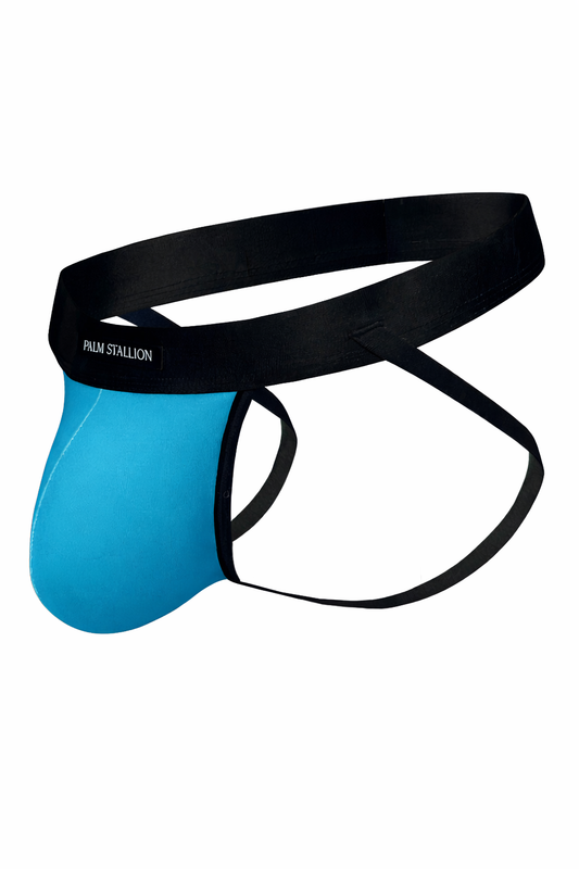 Teal Low-Rise Jockstrap