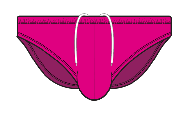 Pink Swim Brief