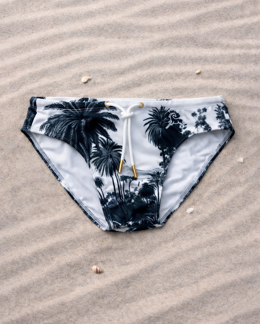 Black Jungle Swim Briefs