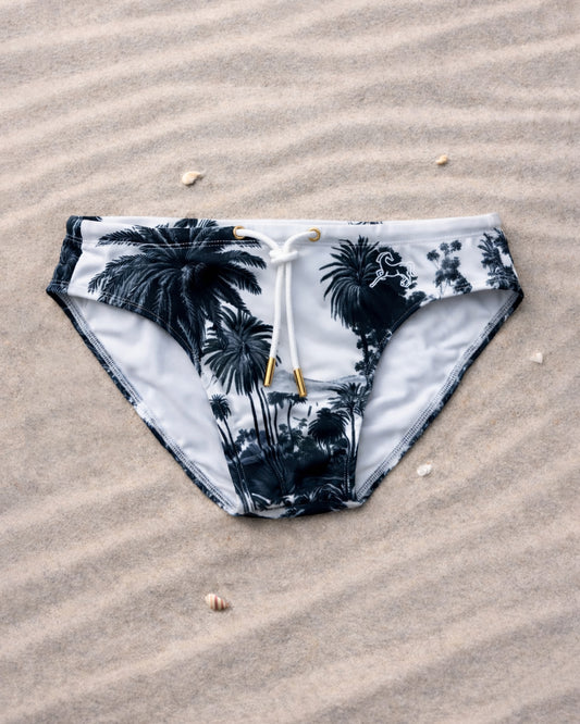 Black Jungle Swim Briefs
