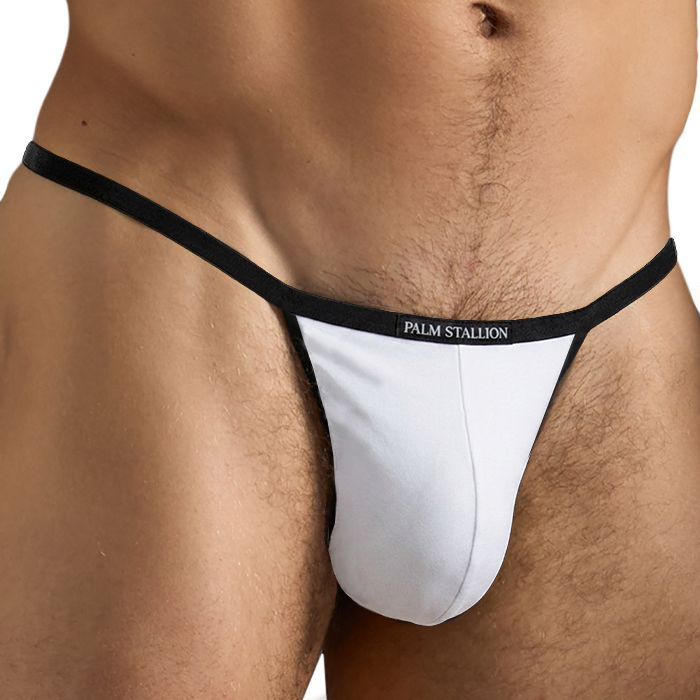 White Low-Rise Micro Thong